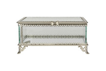 Silver Glass Jewellery Box 20.99
