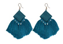 Teal Tassle Earrings &euro;2.99