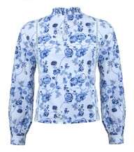 White and Blue Floral Shirt &euro;9.99