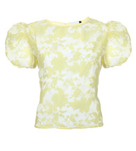 Yellow Organza Lace Top &euro;12.99
