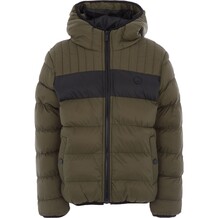 Green Padded Hooded Jacket