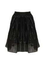 Black Pleather Skirt