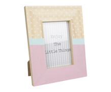 Pink Blue Picture Frame
