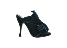 Green Velvet Heel