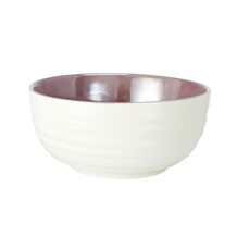 White Bowl Purple Inside