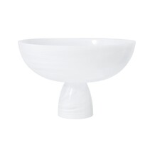 White Smokey Plate Stand