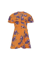 Orange Patterned Dress