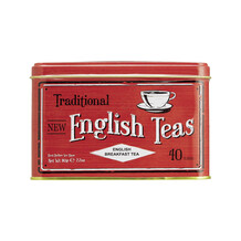 Red English Tea Tin