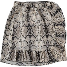 Multicolour Reptile Print Skirt