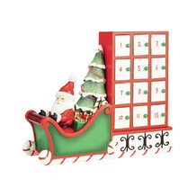 Fabyuleus Green Santa Sleigh