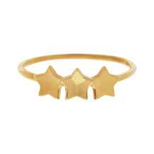 9ct Yellow Gold Stars Ring