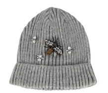 Grey Beenie Hat