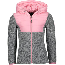 Pink & Grey Hybrid Hooded Jacket