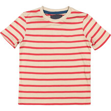 Brown 7 Red Striped T Shirt