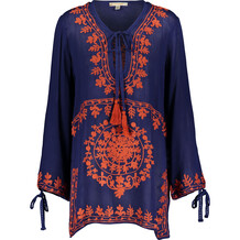 Naavy Embroidered Tassel Tunic