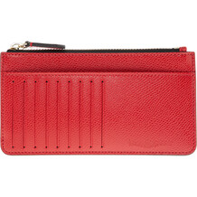Red Credit Card Holder Wallet