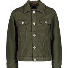 Olive Green Denim Jacket