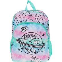 Mint & Pink Slogan Backpack