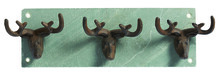 Brass Deer on Slate Mount