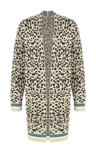 Leopard Long Cardi