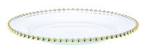Glass Gold Rim Plate