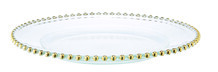 Glass Gold Rim Plate