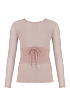 Pink Mesh Top