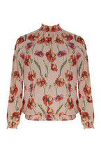 Poppy Frill Top Peach