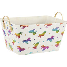 Rainbow Unicorn Storage Tote