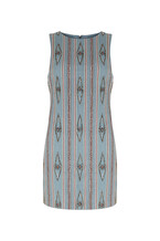 Green Beaded Sleeveless Dress