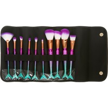 Ten-Piece Mermaid Collection Face & Eye Brushes