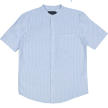 Blue & White Striped Shirt