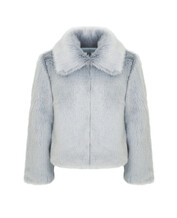 Baby Blue Faux Fur Jacket