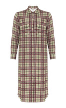 Red Check Shirt Dress