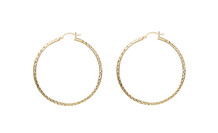 Thin Gold Hoop Earrings
