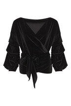 Black Velvet Top