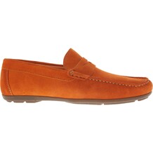 Orange Leather Penny Loafer