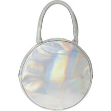 Silver Holographic Lined Lunch Bag