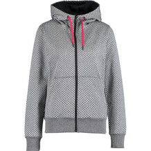 Grey Patterned Hoodie