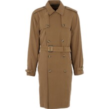 Brown Double Breasted Trench Coat
