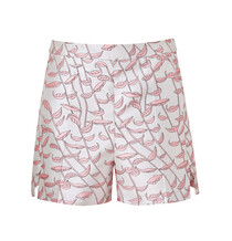 Pink Leaf Shorts