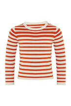 Orange Striped Jumper
