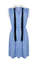 Blue Polka Dot Dress