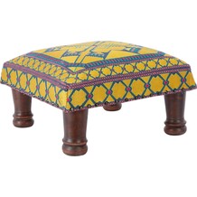 Embroidered Foot Stool
