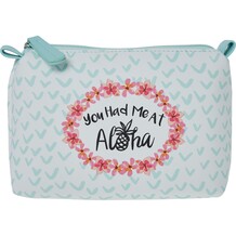 Mint Slogan Cosmetics Case