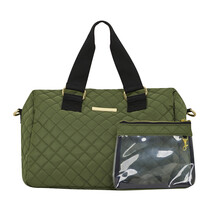 Green & Gold Quilted Bag