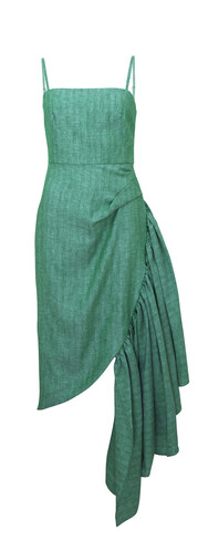 Asymmetric Green Dress &euro;99.99