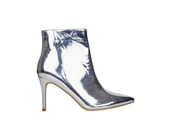 Metallic Silver Heeled Boots 15.00