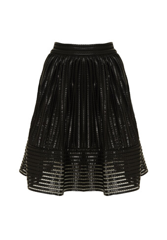 Black Pleather Skirt