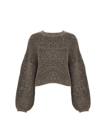 Sequin Grey Jumper